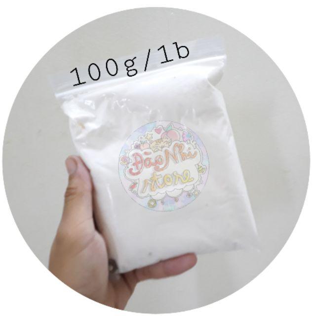 Gói 100g đất sét nhẹ trắng khô cứng nặn vật dụng hoặc bỏ vào slime