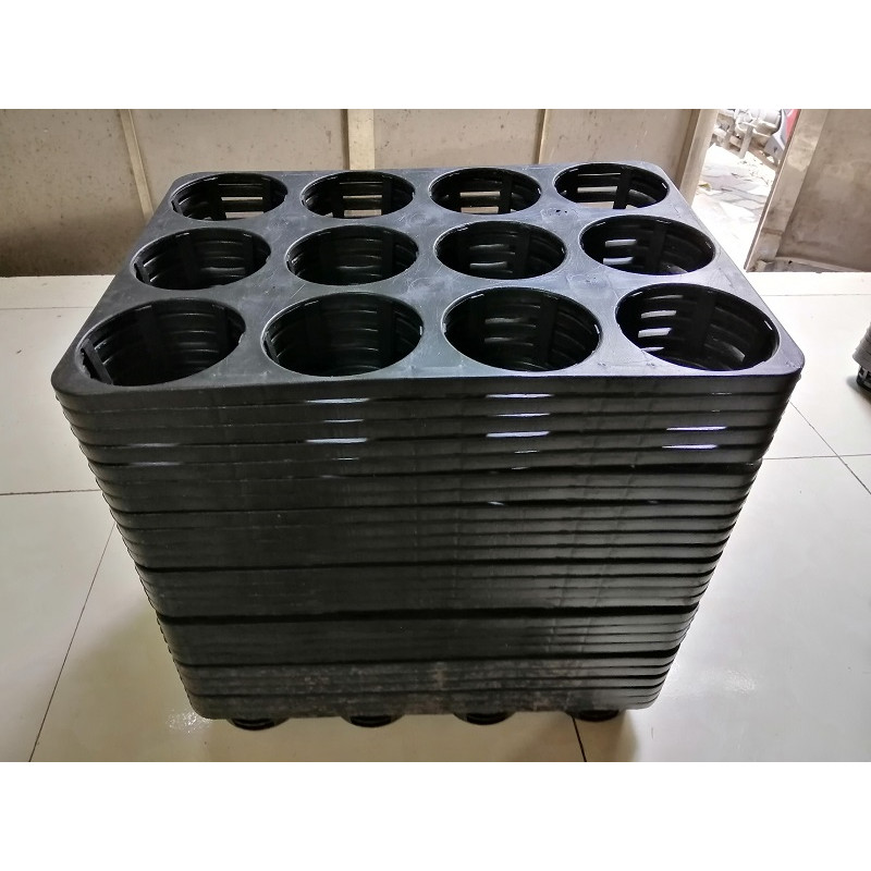 25 KHAY NHỰA CỨNG 12 LỖ TRỒNG RAU ƯƠM MẦM