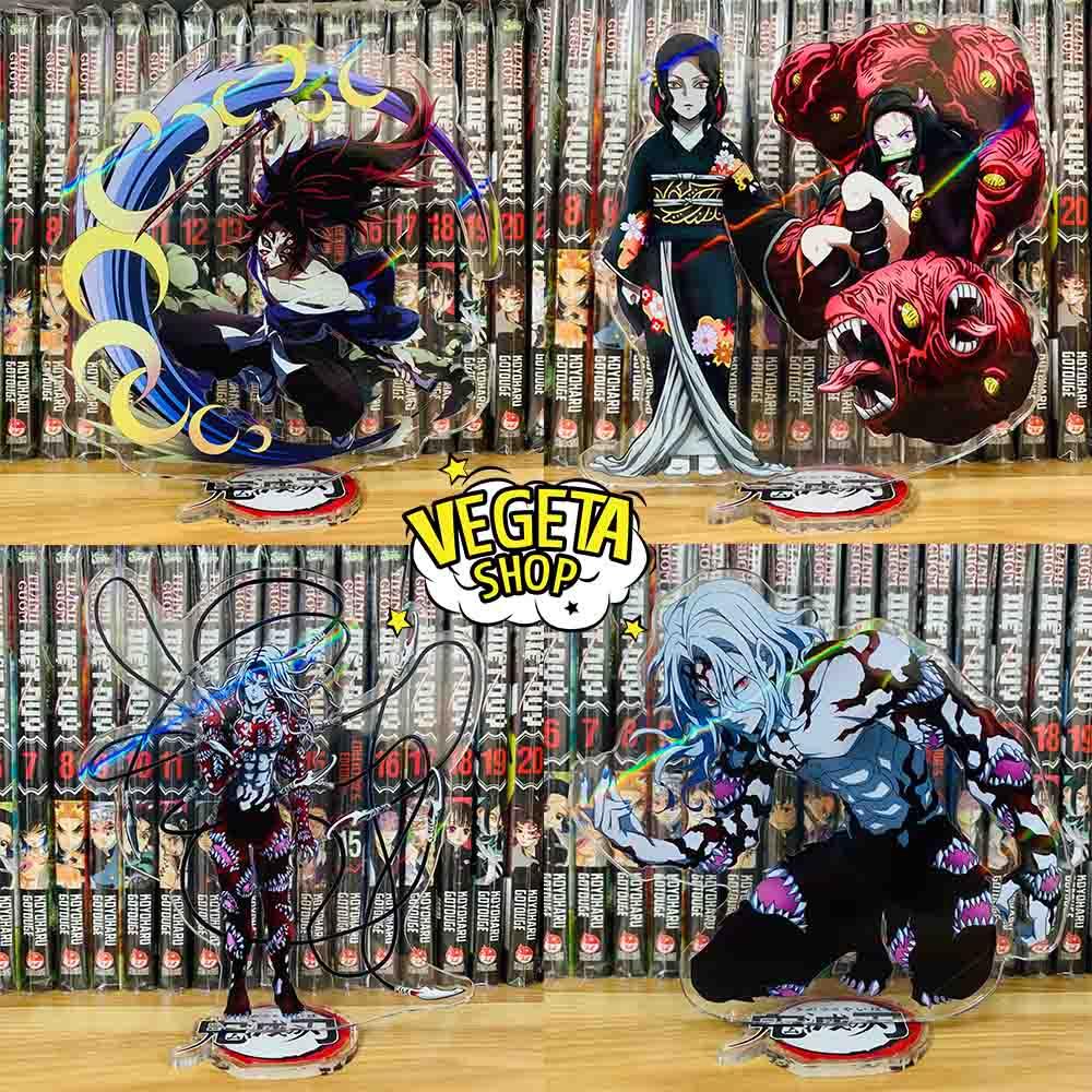 Mô Hình Tượng Standee Acrylic Mica 2 mặt - Thanh Gươm Diệt Quỷ - Kimetsu No Yaiba Daki Muzan Tamayo Akaza Douma Rui Enmu