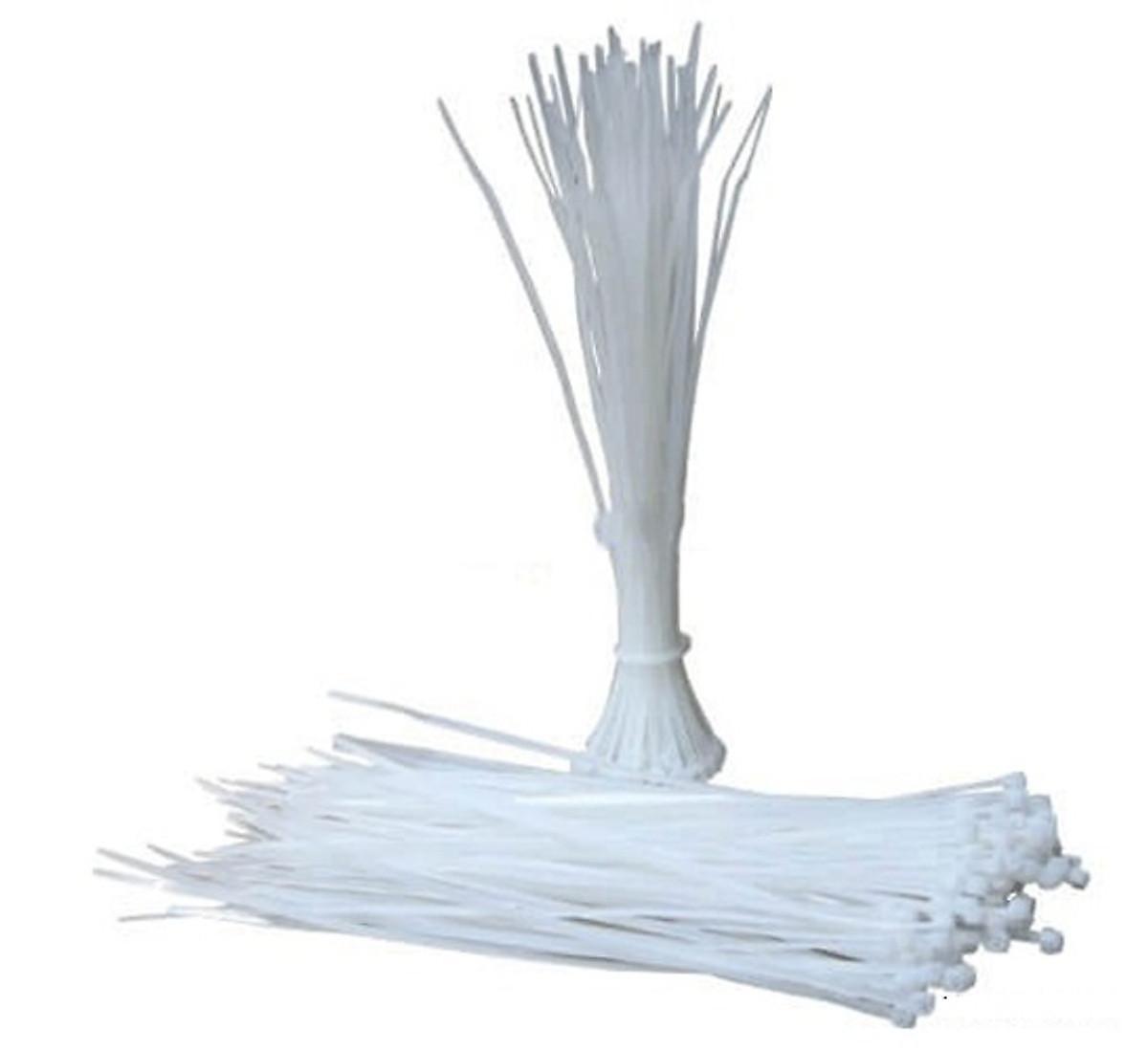 Combo 5 bịch -Dây rút nhựa 10cm ,15cm, 20cm,  30cm (70 sợi/bich) - màu trắng