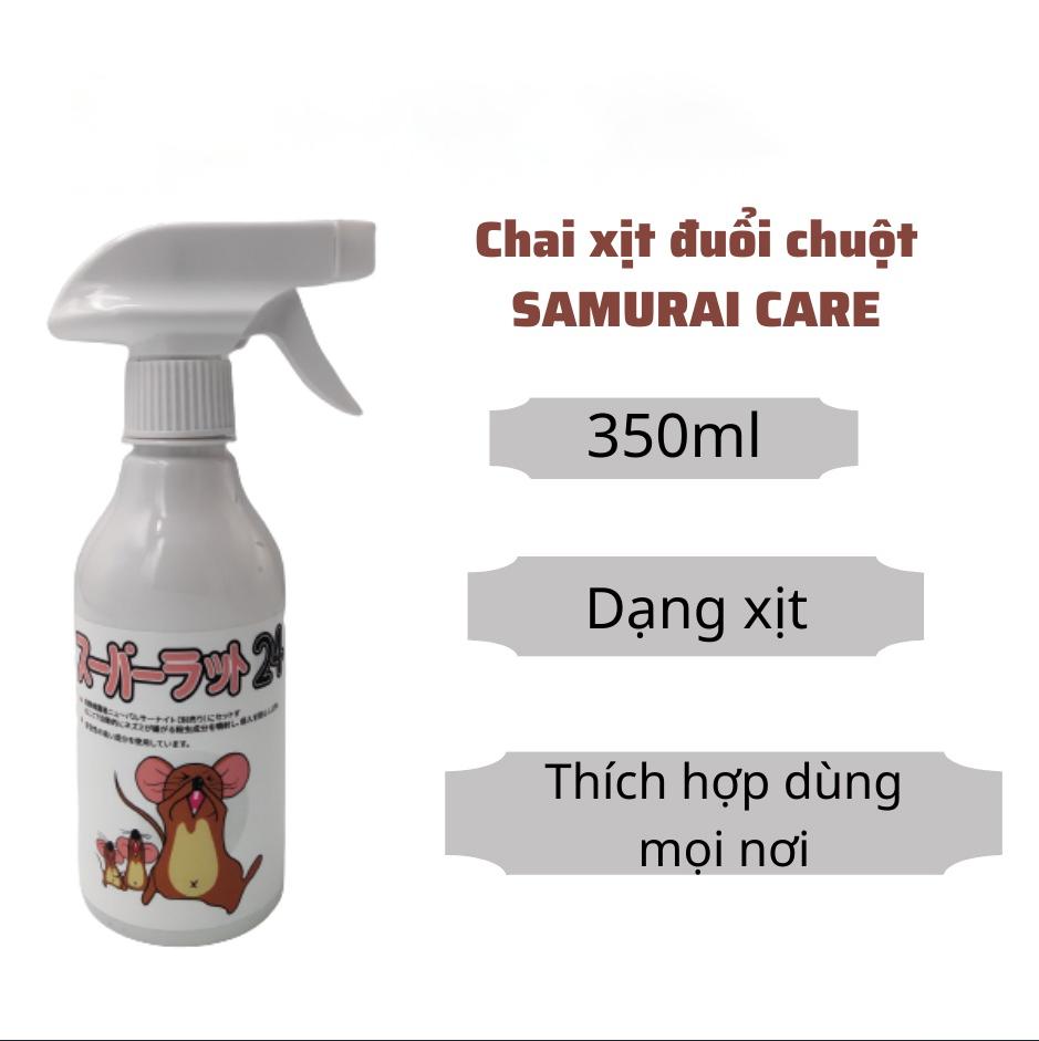 Chai xịt đuổi chuột SAMURAI CARE, không hóa chất độc hại, thân thiện với môi trường