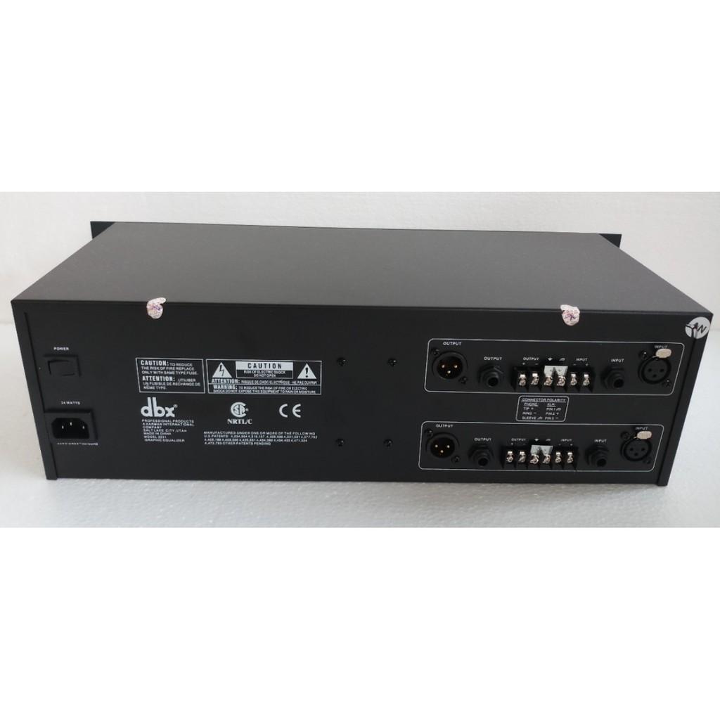 Lọc âm EQ DBX - 2231, Bộ equalizer 2 tầng DBX