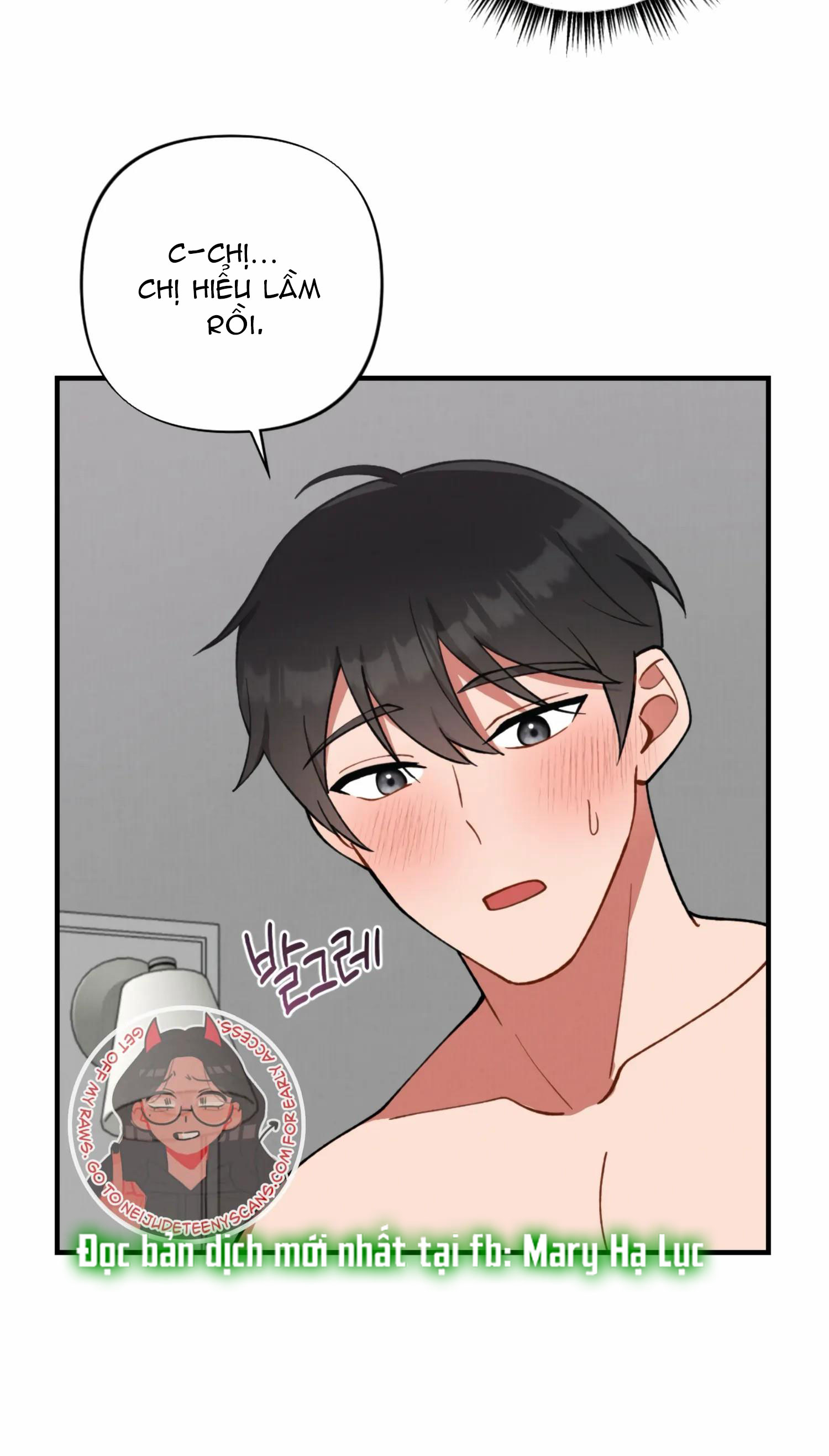 [18+] bạn của em trai không thể to như vậy! chapter 2.2 9