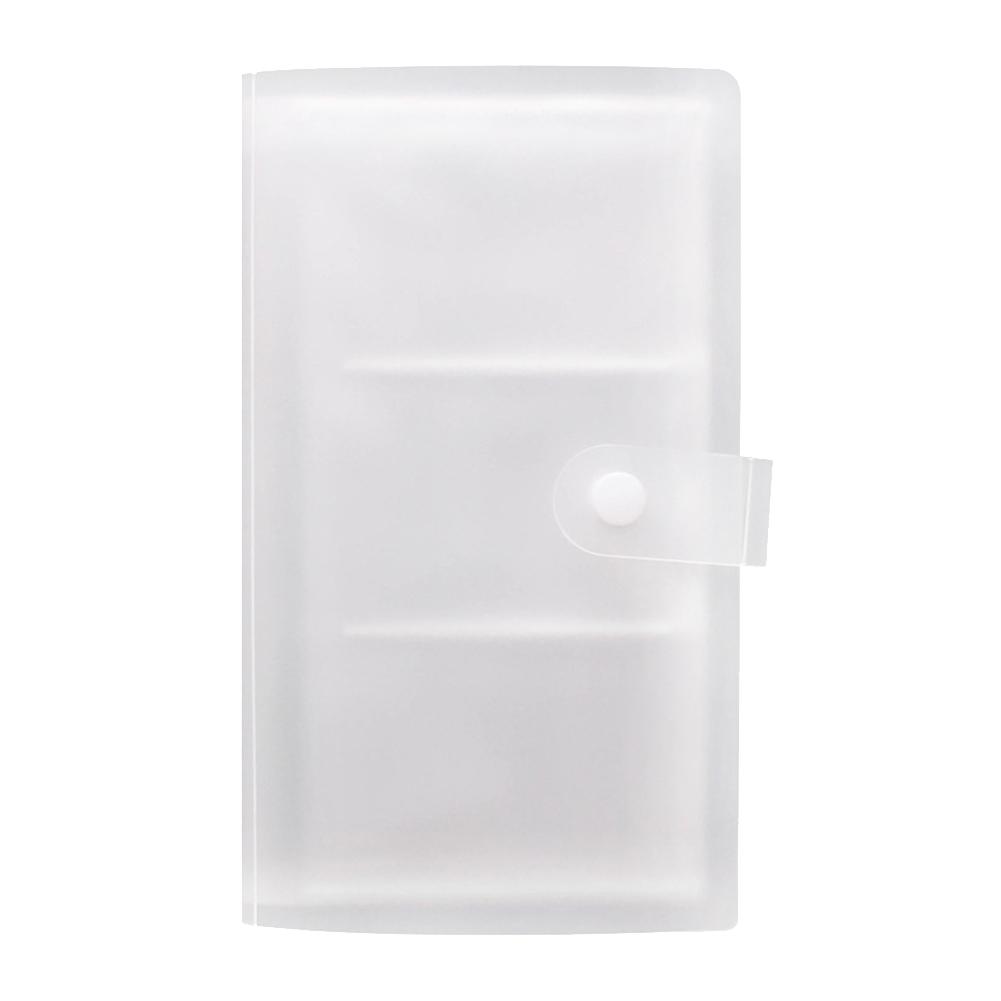 Business Cards Holder Case Organizer Clear Name ID Credit Card Book Keeper HBSW