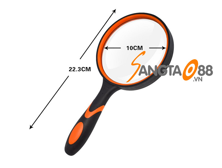 Kính lúp cầm tay 3X-100MM đọc sách, kiểm tra mạch điện tử đa năng chống va đập tốt
