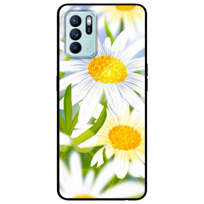 Ốp lưng dành cho Oppo Reno 6 - Oppo Reno 6Z - Hoa Trắng Hoạ Mi