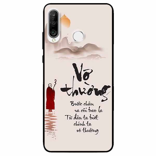 Ốp lưng in cho Huawei P30 Lite Mẫu Vô Thường Bước Chân