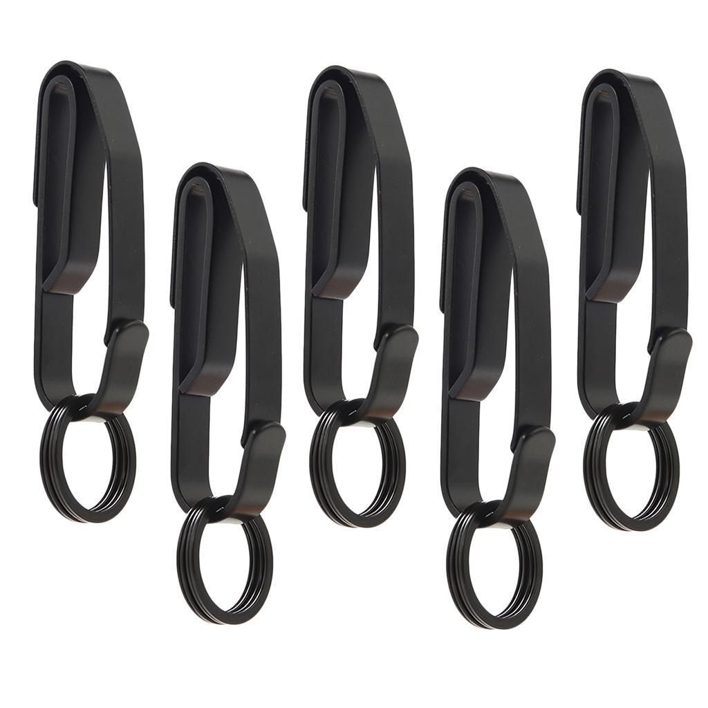 Pack of 5 Stylish Clip Buckle with Key Release Waist Belt Clip