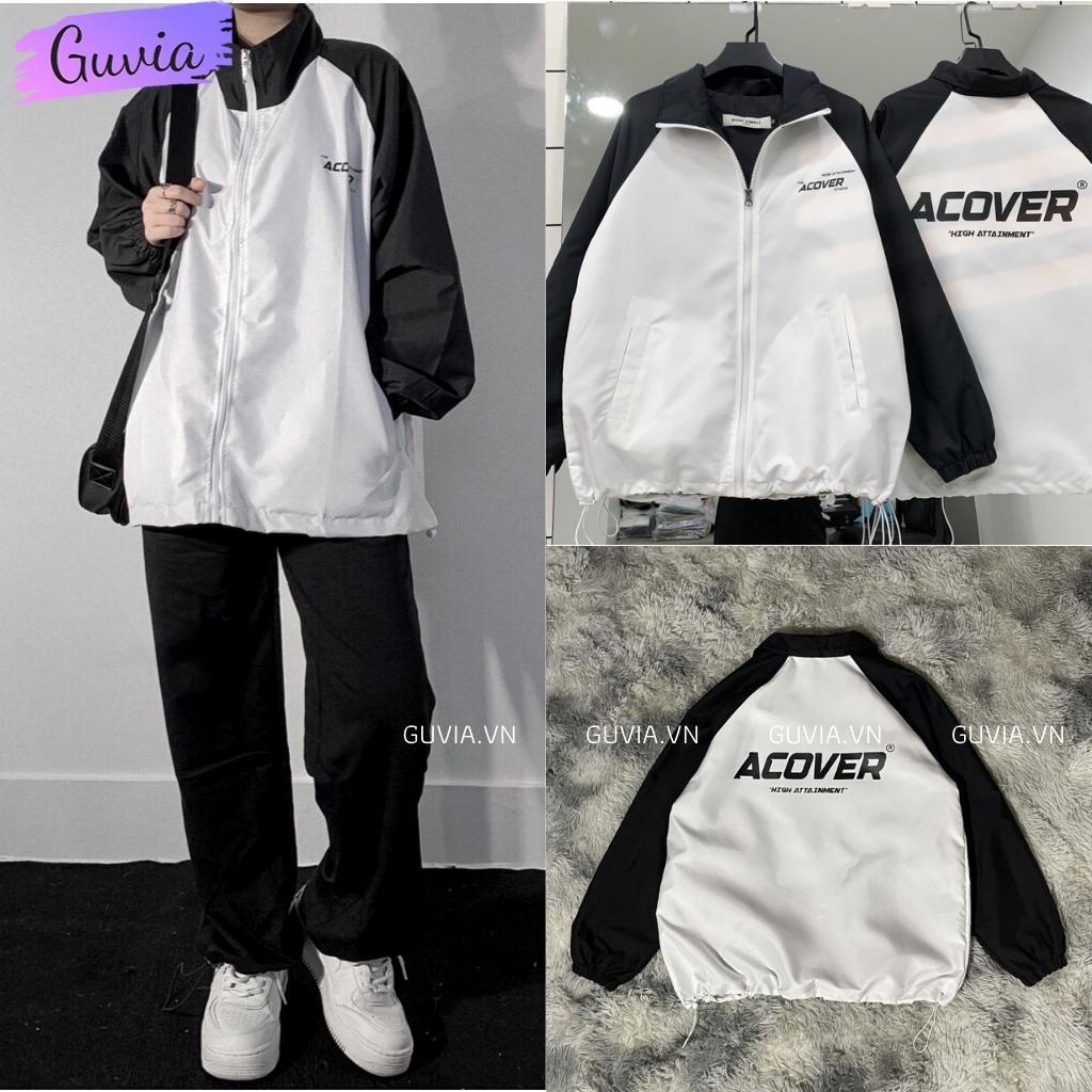 Áo Khoác Bomber Dù ACOVER Nam Nữ Ulzzang Unisex Kiểu Form Rộng 2 Lớp Jacket