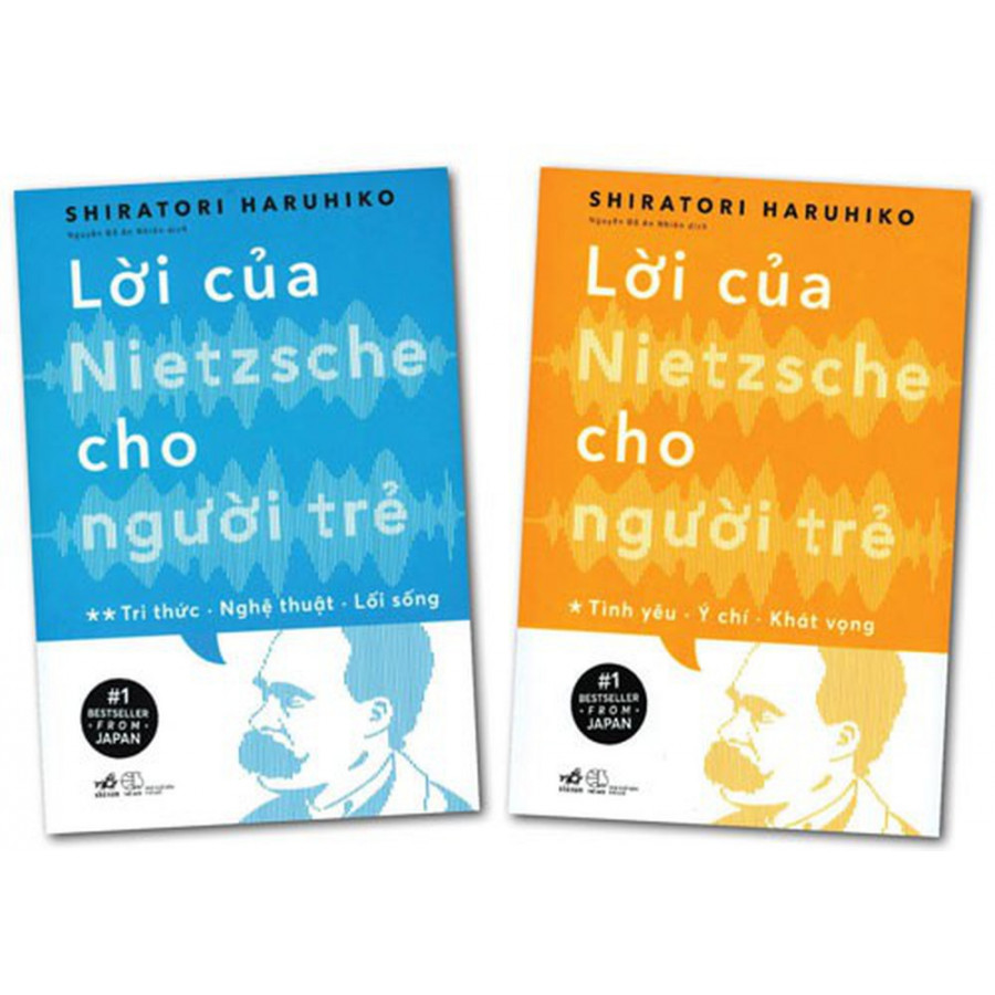 Combo 2 cuốn: Lời Của Nietzsche Cho Người Trẻ (Tập 1 + 2) - Tặng kèm bookmark AHA