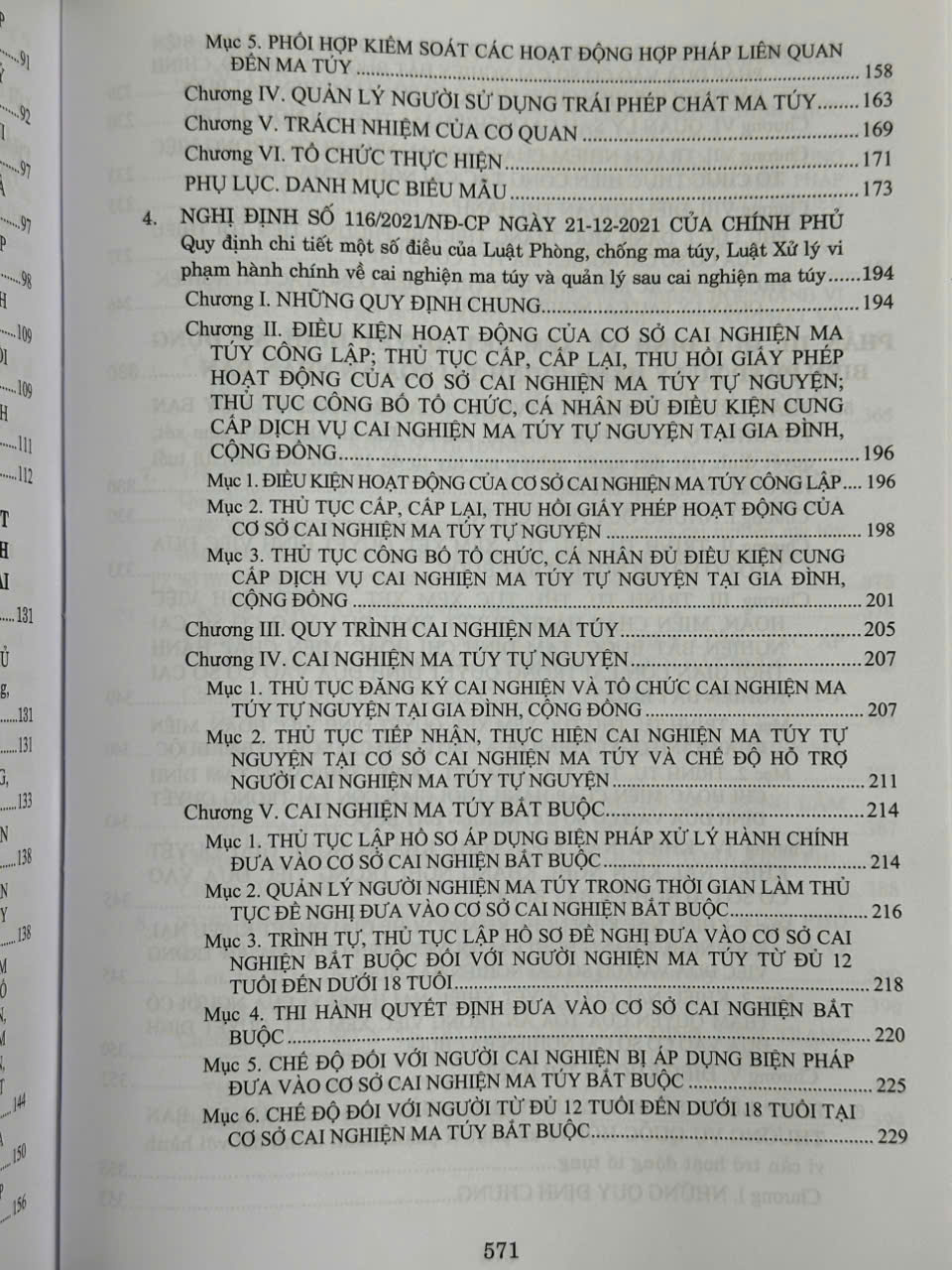 Sách Quy Định Chi Tiết Thi Hành Luật Phòng Chống Ma Tuý – Luật Xử Lý Vi Phạm Hành Chính về Cai Nghiện Ma Tuý - V2436A