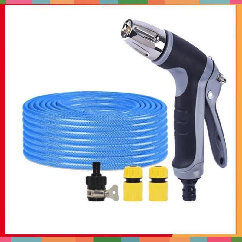 Bộ dây và vòi xịt rửa xe tưới cây tăng áp 7-10m  206817