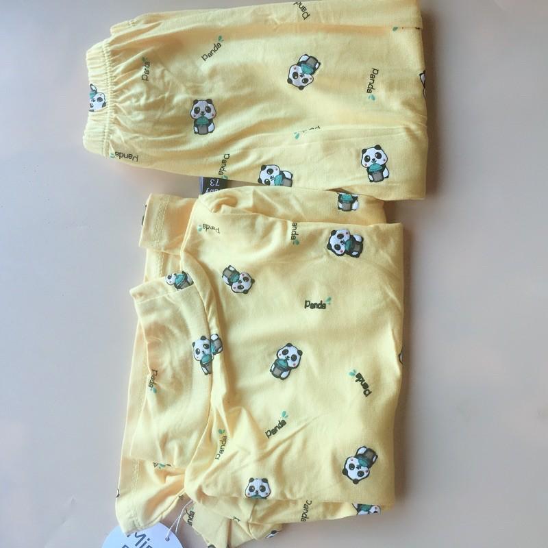 Bộ dài tay cho bé Minky Mom cổ cao 3 phân thun lạnh (7tháng-5 tuổi