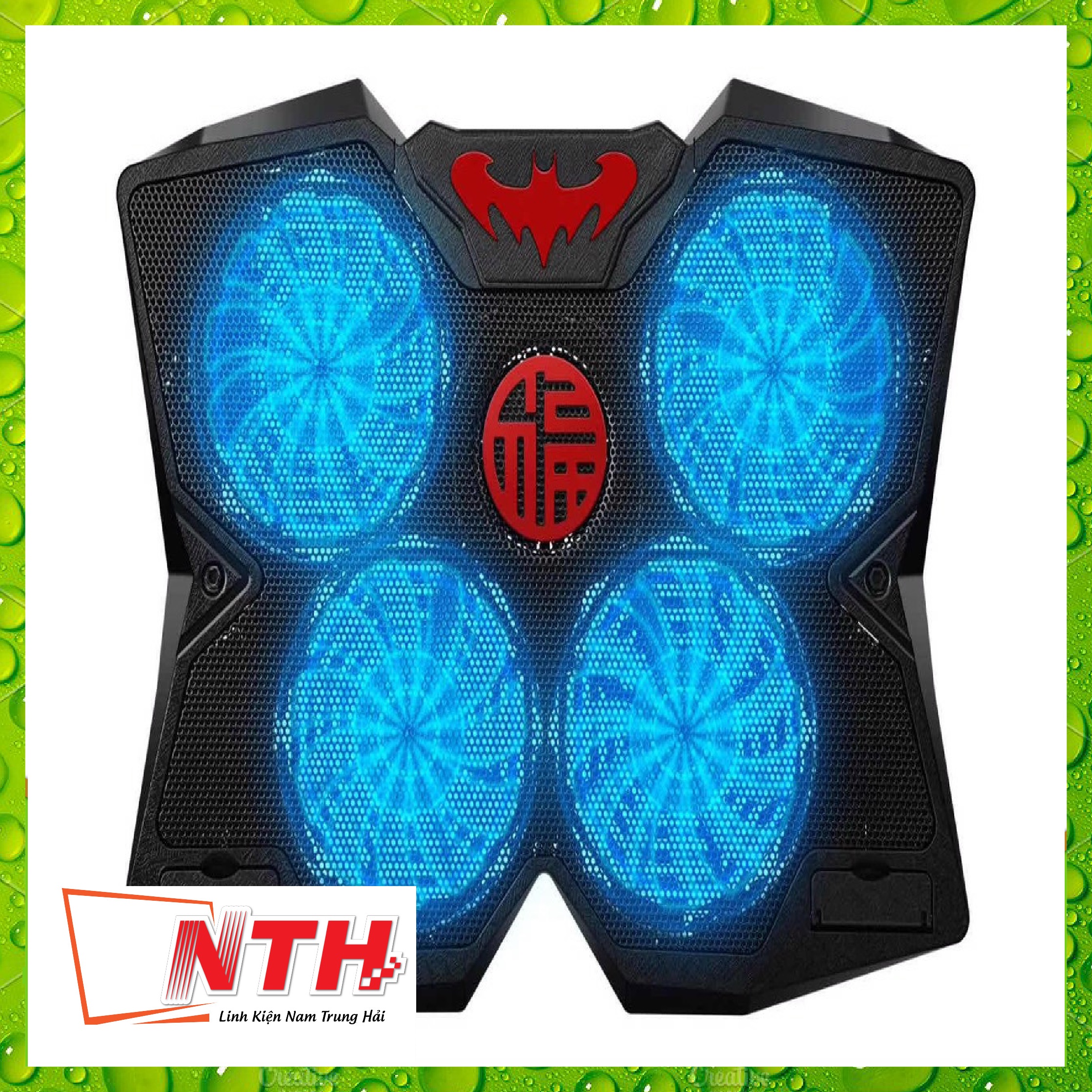 Đế Tản Nhiệt Laptop Cooling Pad S400 có led-hàng chính hãng