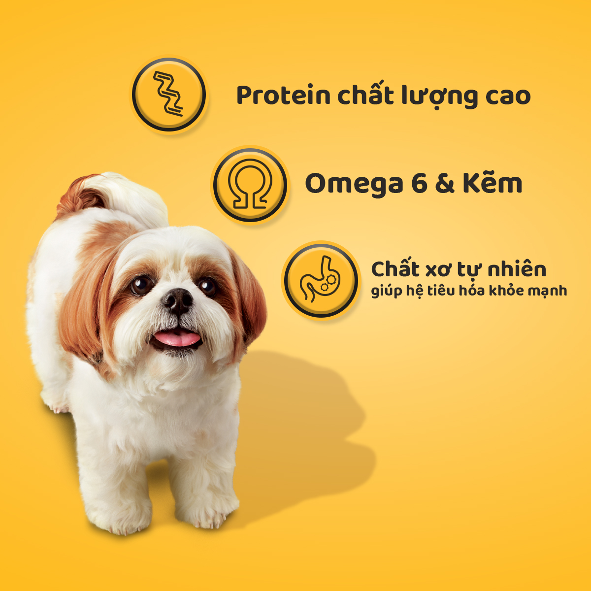 Thức ăn chó Mini Pedigree vị gan nướng túi 1.3kg