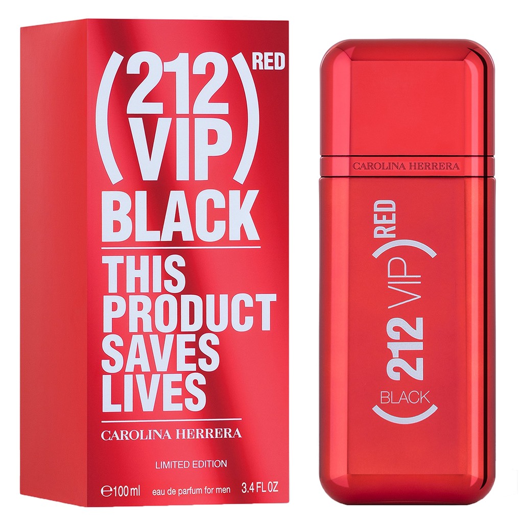Nước Hoa Nam Carolina Herrera 212 VIP Black Red for Man 100ml full Limited Edition