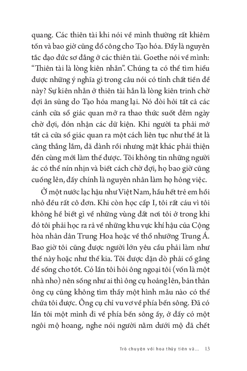 Trò chuyện với hoa thủy tiên và...