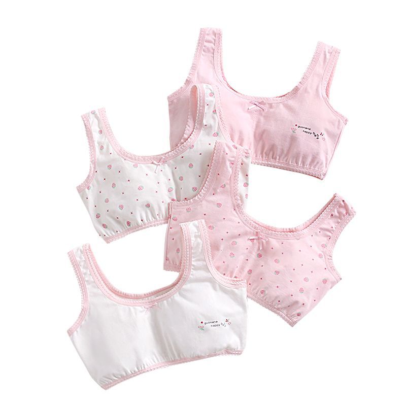 Áo áo lót bé gái Hàn Quốc siêu đẹp chất cotton, áo bra cho bé gái từ 20-50kg