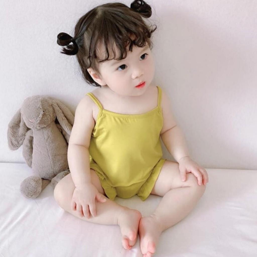 Bộ MINKY MOM 2 Dây Quần Chip Bộ 2 Dây Cho Bé Gái Hot Nhất Hè 2021  Chất Thun Lạnh Siêu Mềm Mịn Mát