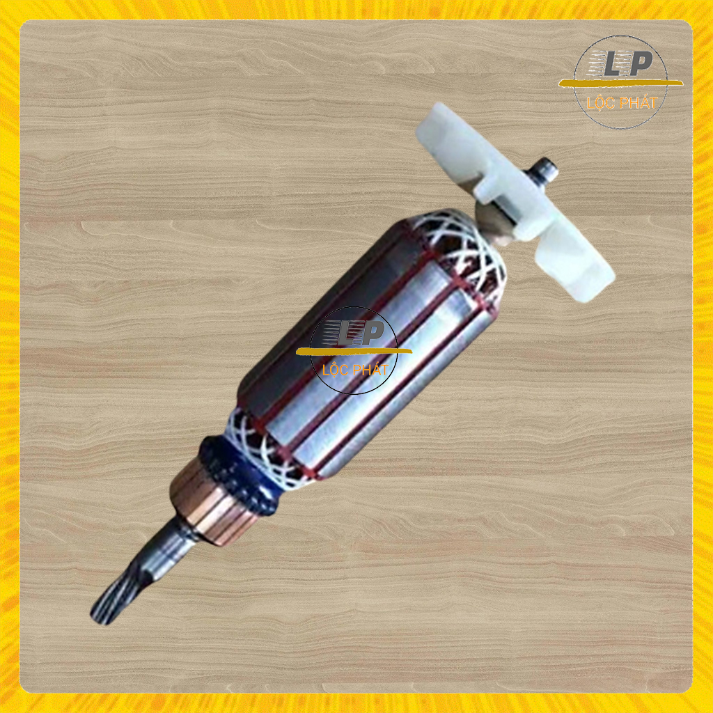Rotor máy tời điện than loại 9 Răng - Đường kính 41mm