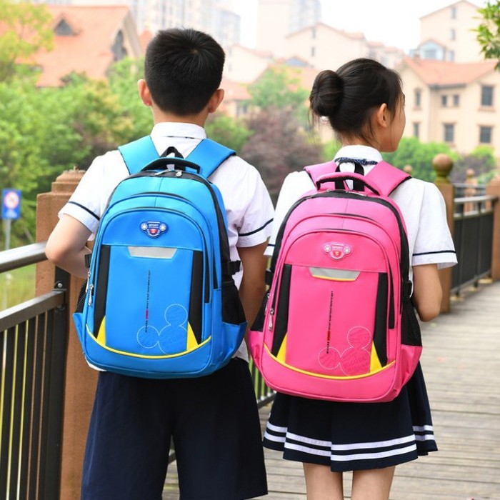 Balo Học Sinh Siêu nhẹ, Chống Nước, Chống Xước Cao Cấp Size 42cm