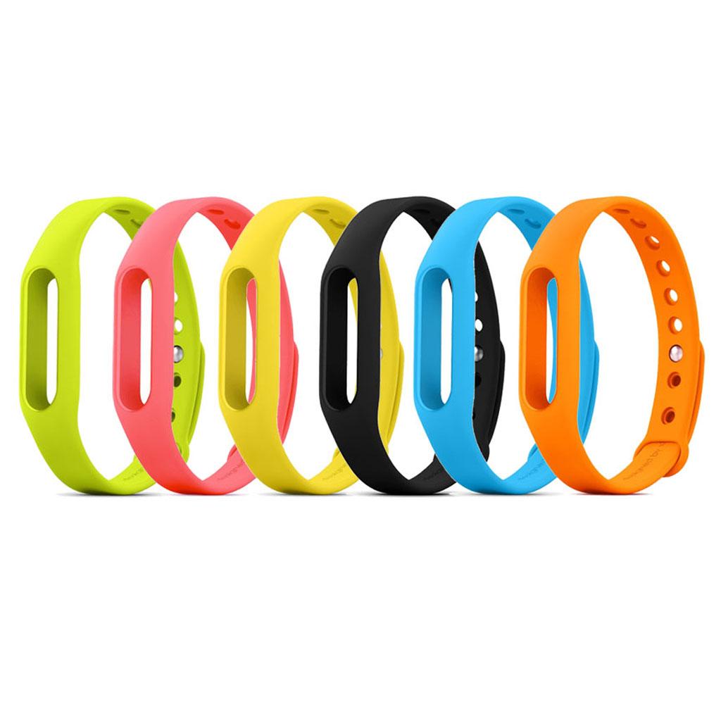 Yellow Waterproof Replacement Wrist Strap Band For Xiaomi Mi Smart Bracelet