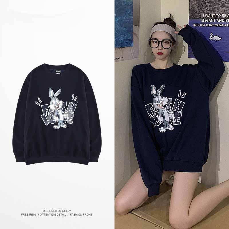 Áo Sweater phong cách Ulzzang Hàn Quốc tay dài họa tiết hình Thỏ Fash phong cách cá tính CoolZ C011