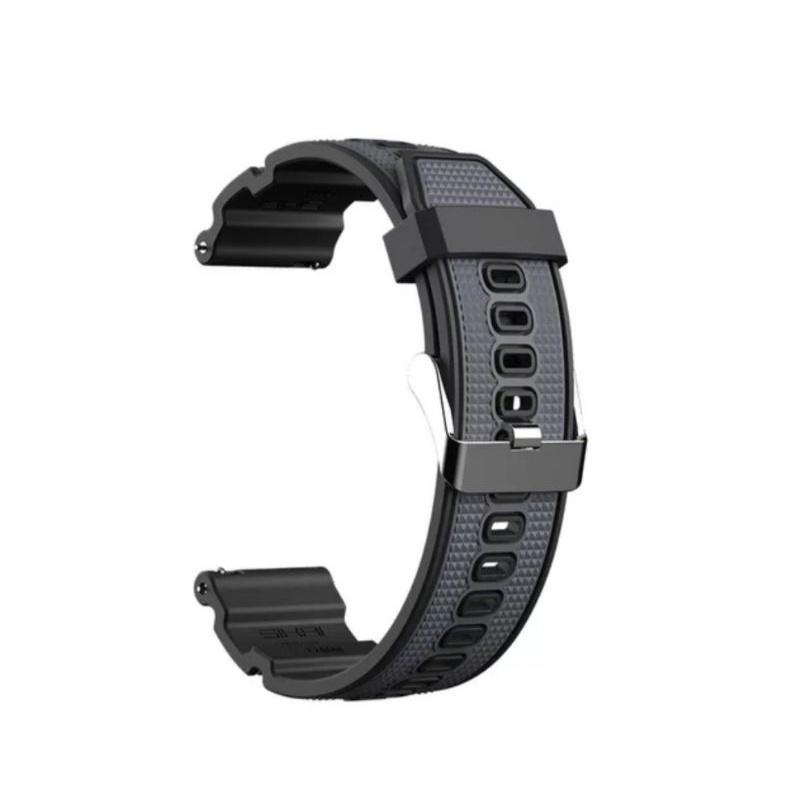 Hình ảnh Dây đồng hồ cao su silicon Sikai 2 màu cao cấp dành cho Xiaomi Watch Color 2