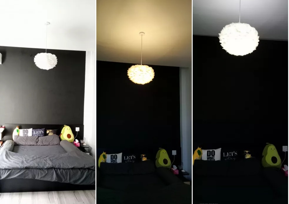 Đèn Chùm Mây lông Vũ Bắc ÂU Decor Lighting TN329  - 3 Chế Độ Ánh Sáng - SỬ DỤNG 3 ĐUI-KÈM 3 BÓNG - Có Video