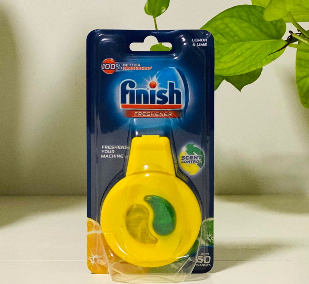 2 vỉ tinh dầu khử mùi máy rửa chén bát Finish