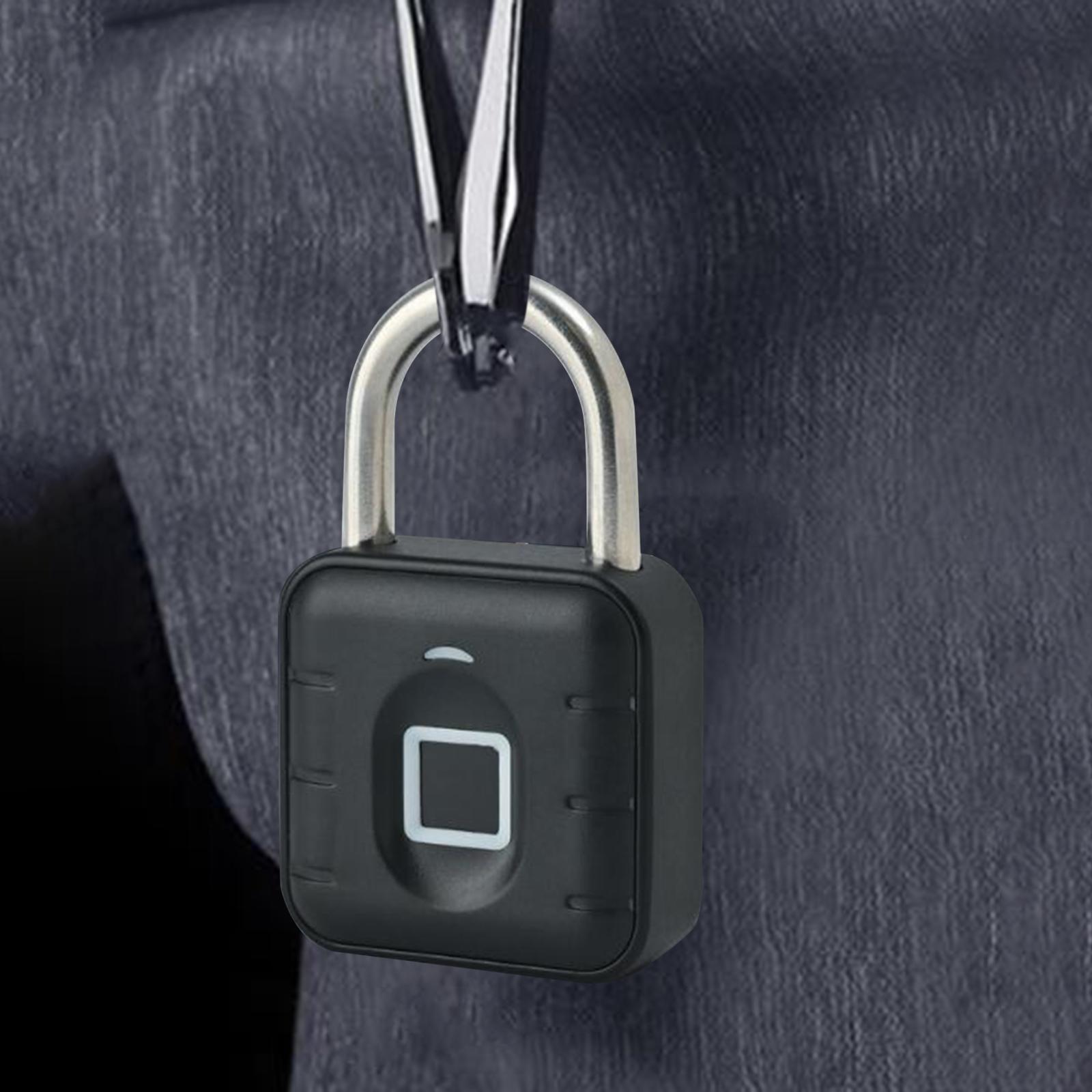Fingerprint Padlock Intelligent Combination Padlock for Luggage Suitcase