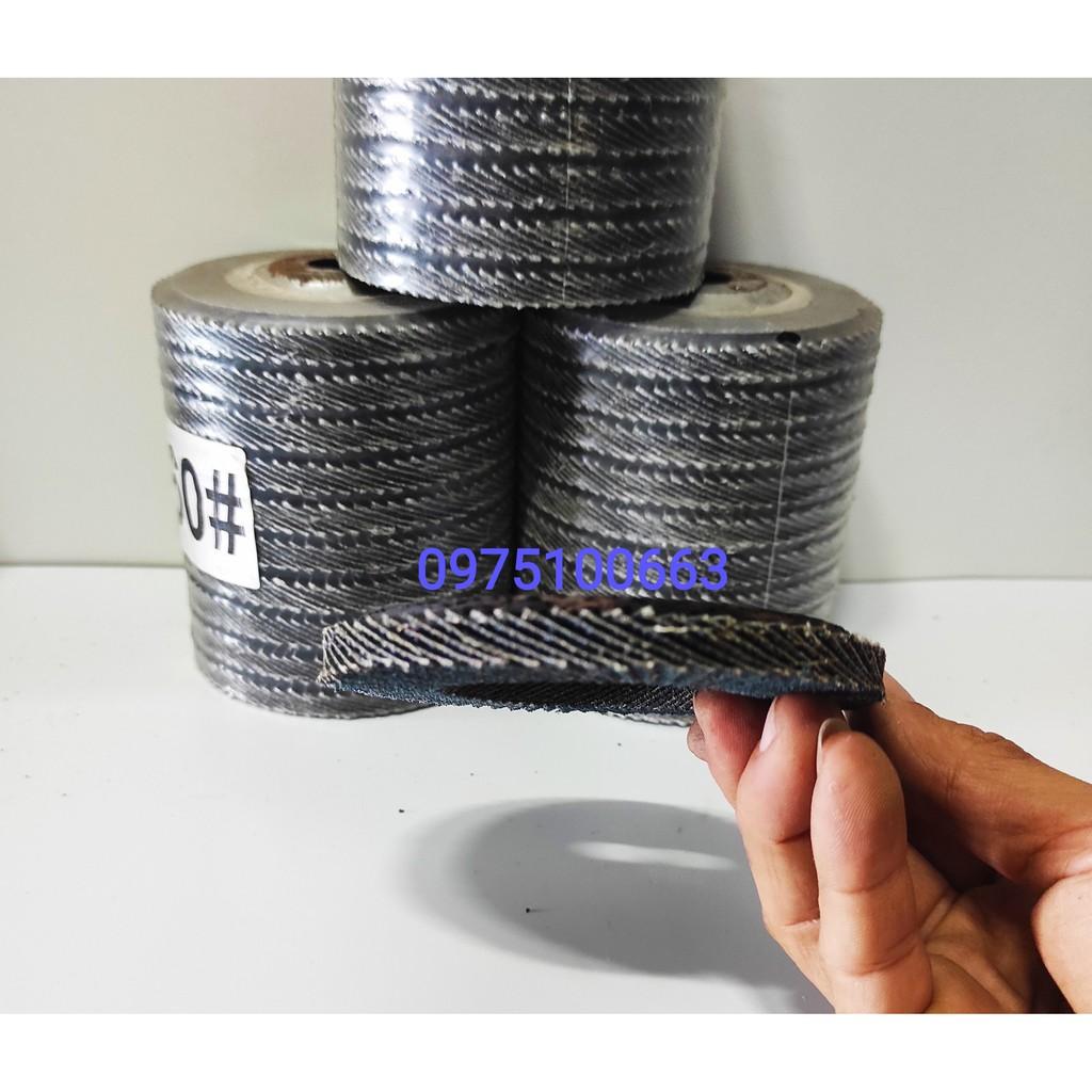Nhám xếp xanh chuyên inox-nhám xếp-đá drap