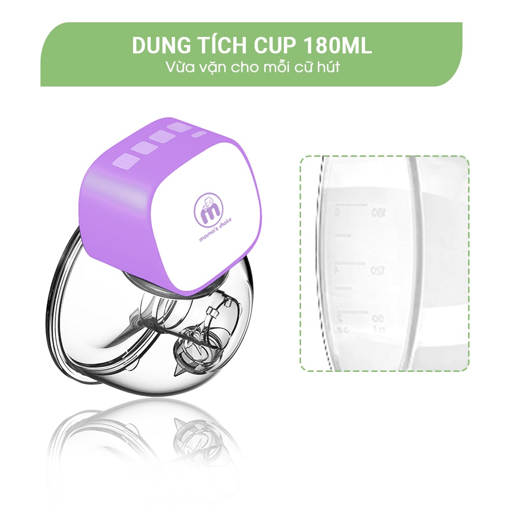 Cup Đựng Sữa Dành Cho Máy Hút Sữa Mama's Choice Cloudie, Chất Lượng Cao Cấp, An Toàn Cho Mẹ Khi Hút Sữa