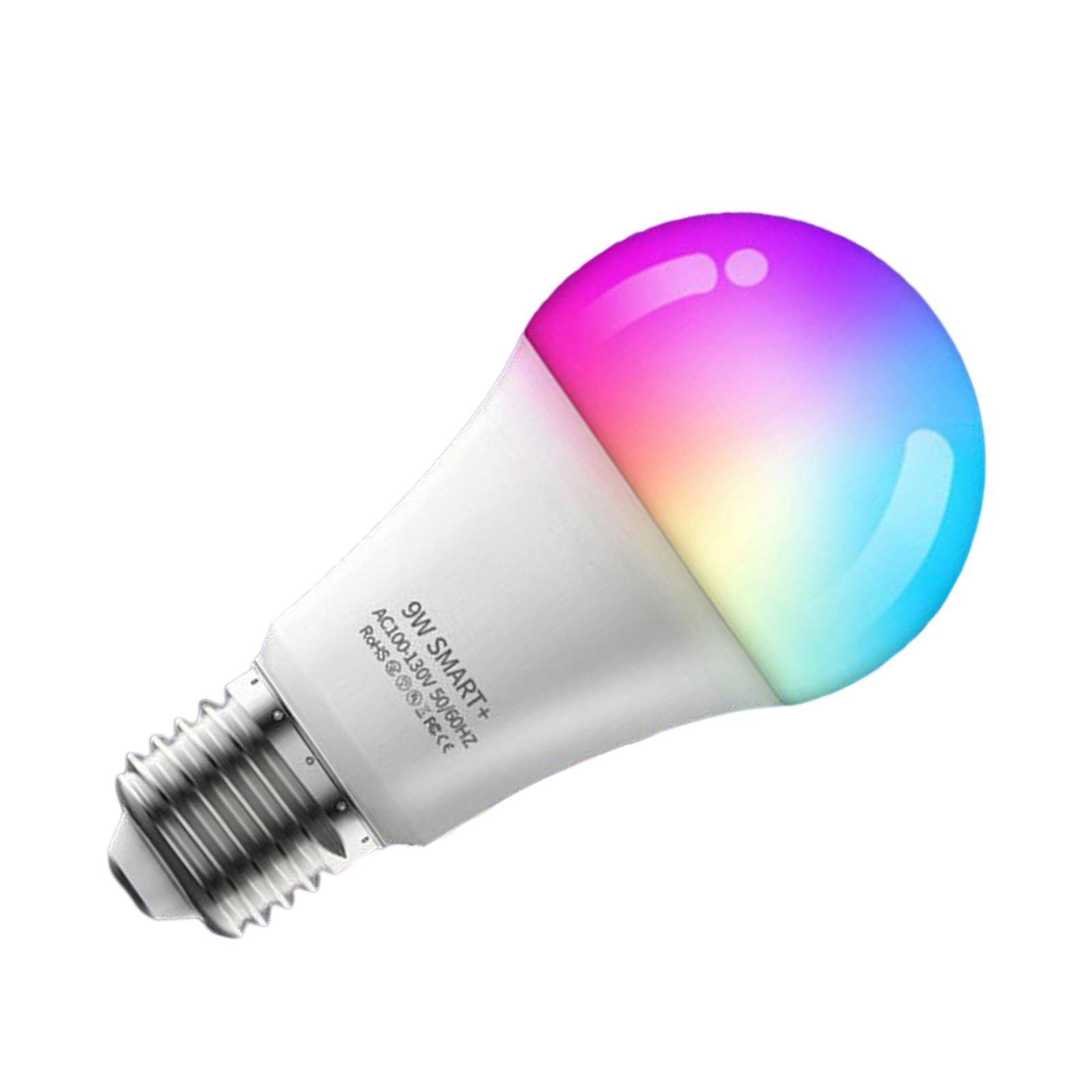 9W E27 WiFi RGB Intelligent  Bulb App Control Dimmable for