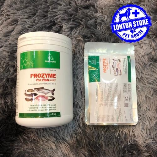 Gói 200g VEMEDIM Prozyme for fish new, Men bổ sung vitamin và enzyme tiêu hóa cho cá,lươn ốc bươu