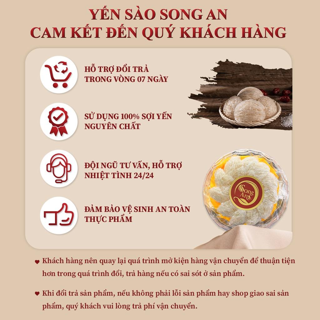 Tổ yến nguyên chất tinh chế đặc biệt Song An Food 100gr