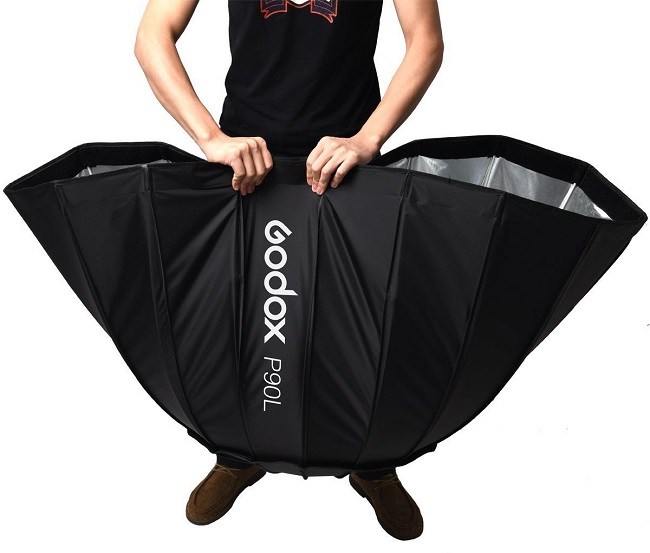 Softbox Godox P90L 16 cạnh 90cm hàng chính hãng.