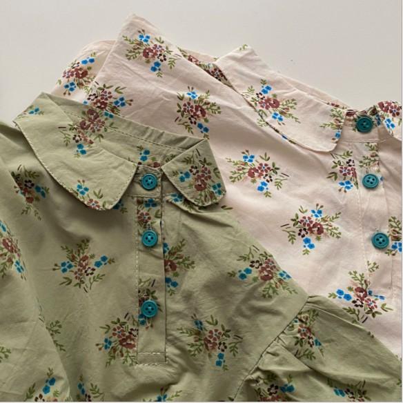 Sơ mi hoa VINTAGE cho béChất liệu thô THỜI TRANG cho bé