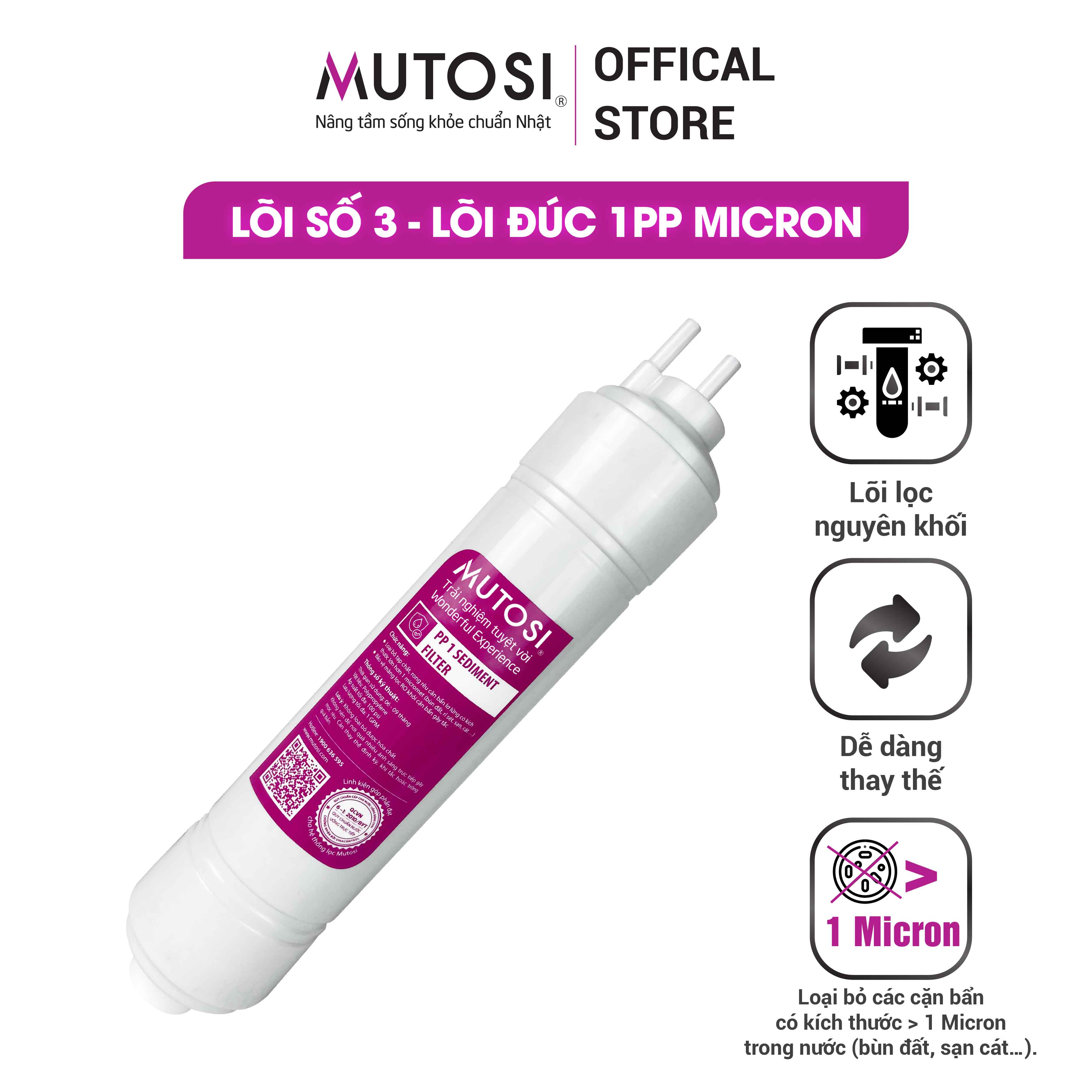 Lõi số 3 - Lõi đúc 1PP Micron - Hàng chính hãng