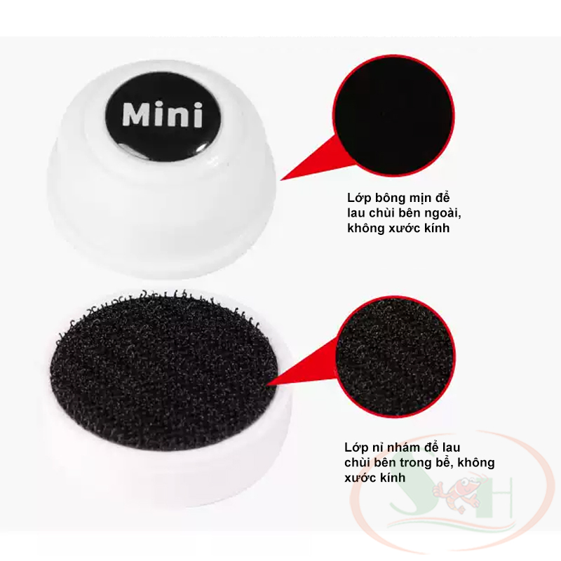 Nam Châm Cọ Bể Mini Vệ Sinh Rêu Tảo Bám Kính Hồ Cá