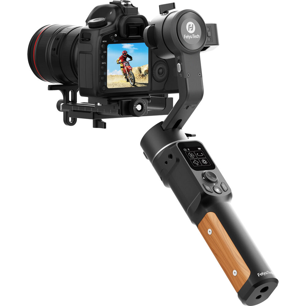 Feiyu AK2000C Gimbal - Tay Cầm Chống Rung Chuyên Dụng Cho Máy Ảnh, Tải Trọng 2.2 Kg [Tặng Báng Cầm] - Hàng Chính Hãng