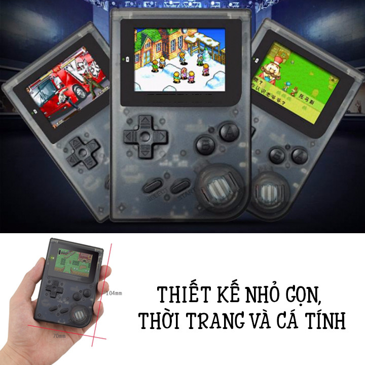 Máy chơi game chạy được GBA GBC GB có thể chép thêm game - Hàng nhập khẩu