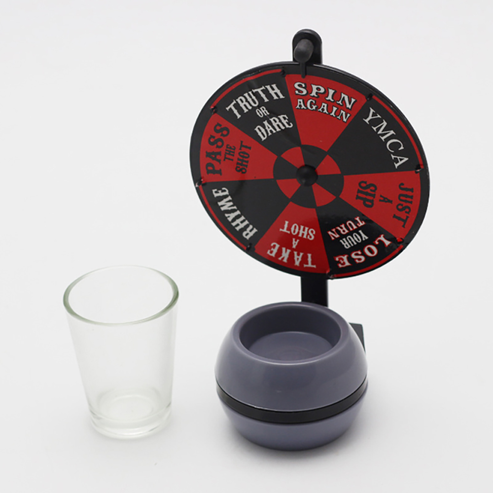 Bộ Trò Chơi Wheel Of Shot Drinking Game Giải Trí Xả Stress Trên Bàn Nhậu Cho Nhóm Bạn Thân Quẩy Tới Bến