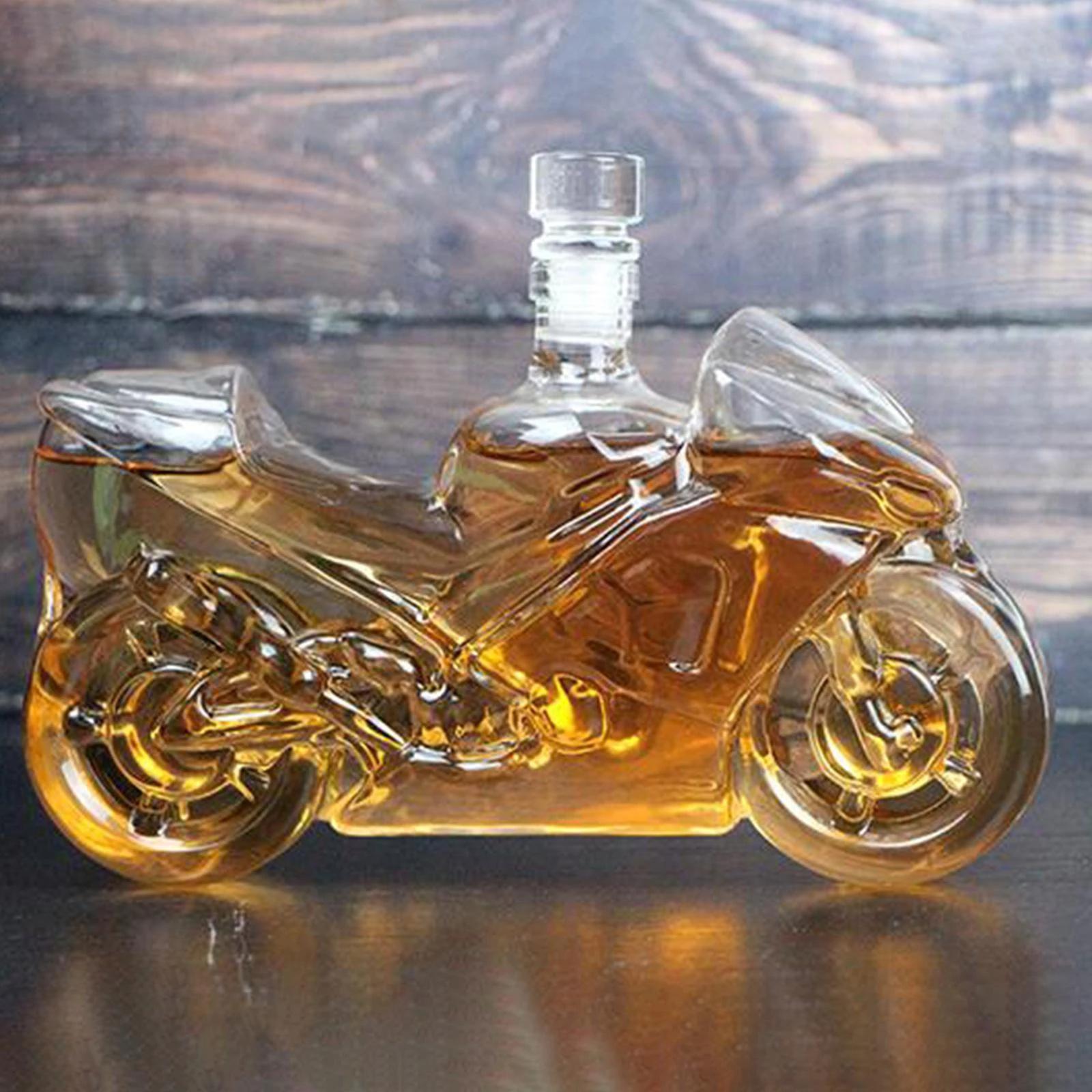Liquor Decanters Unique High Borosilicate Glass Clear for Holiday Gifts
