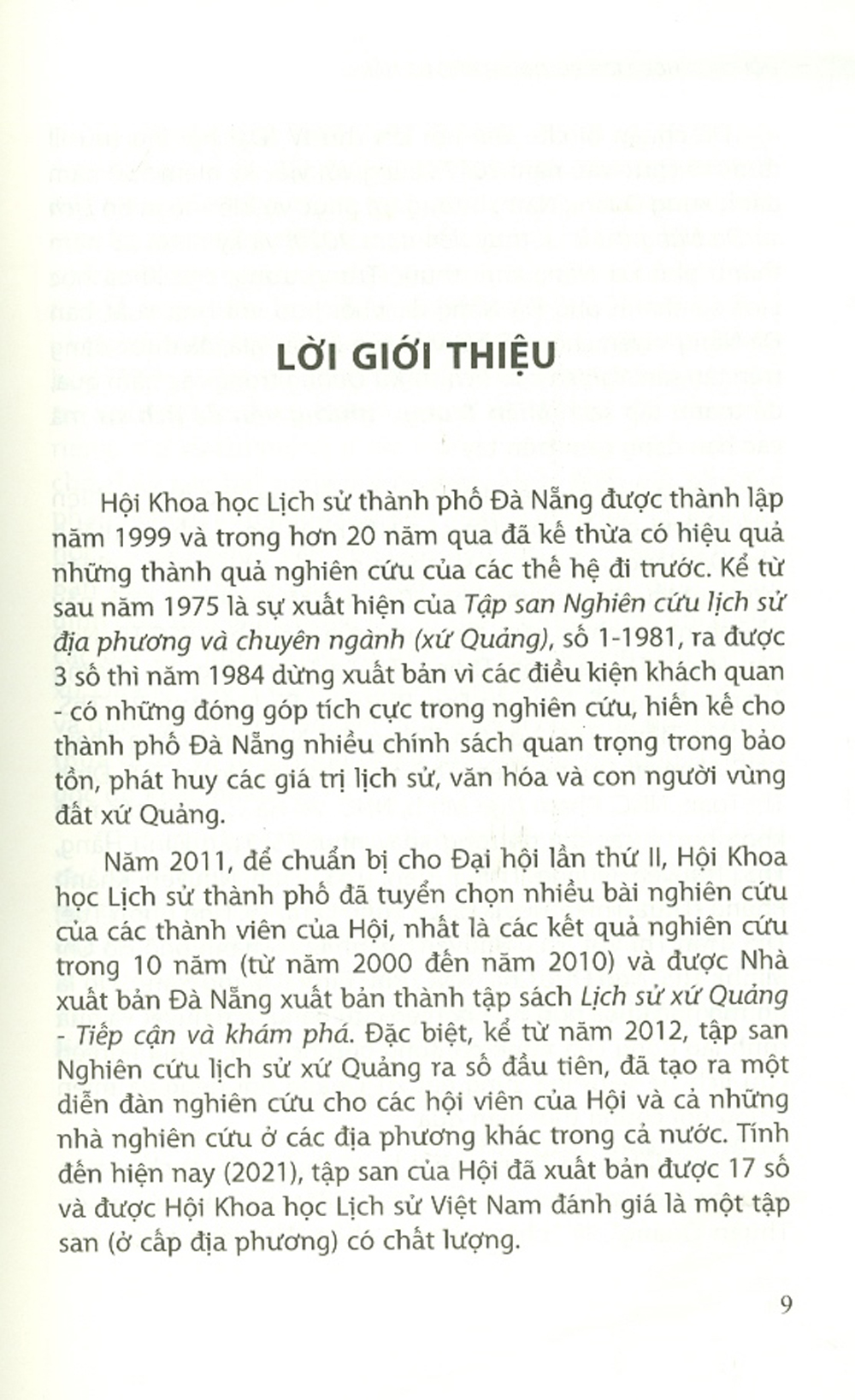 Miền Trung những vấn đề lịch sử