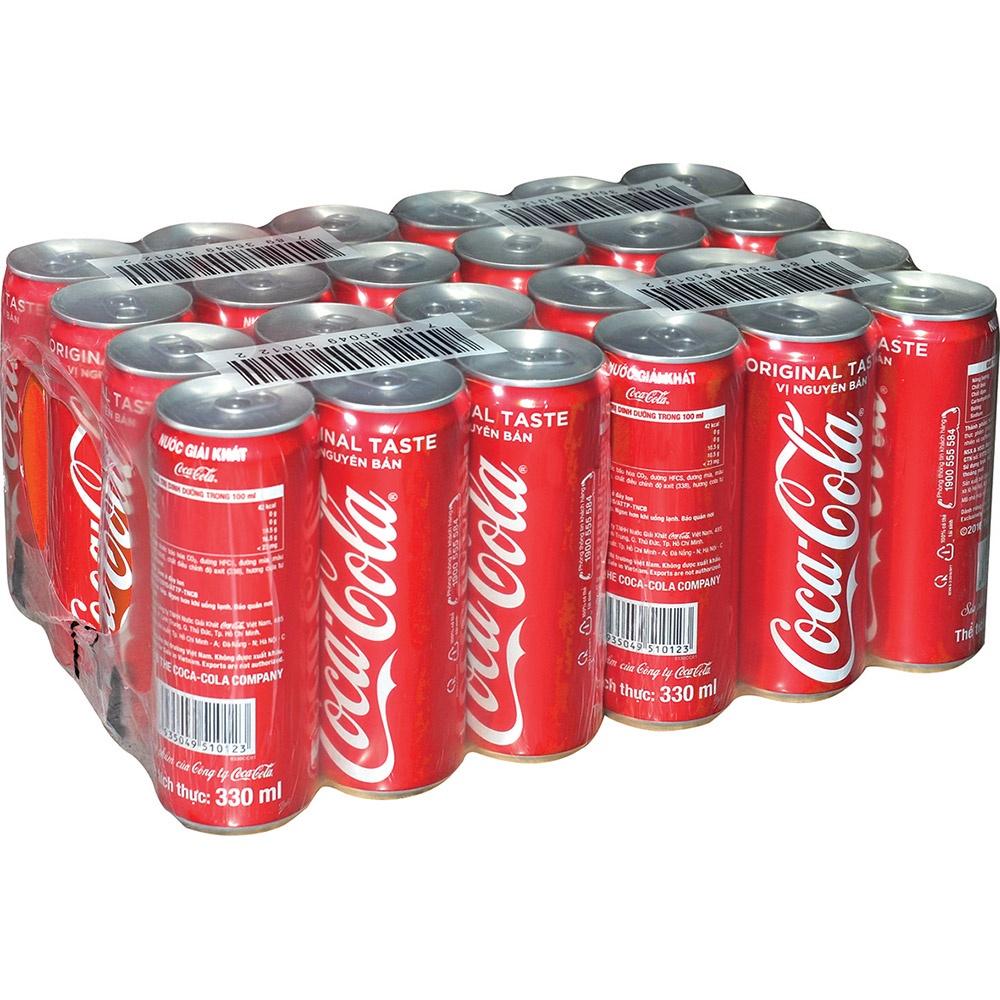 Nước ngọt Coca Cola lon Mỹ 355ml
