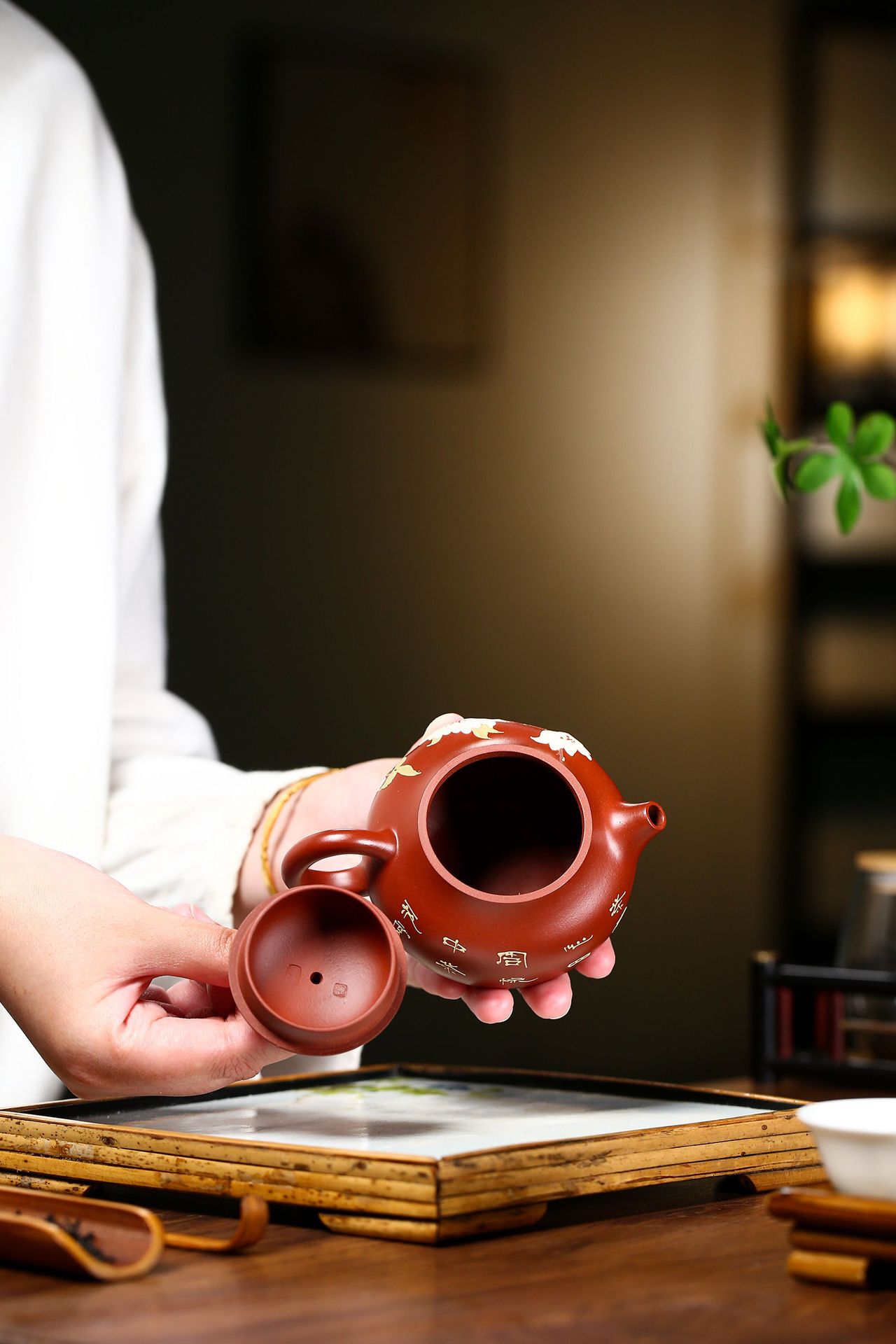 Ấm Văn Đán 200ml – NN Thật Lực Phái – Đại Hồng Bào – TS408