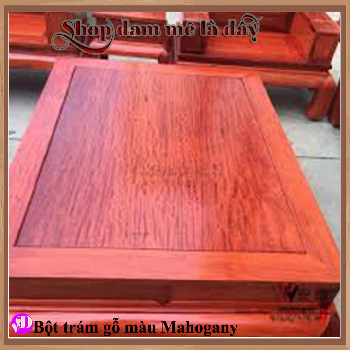 Trám gỗ, keo màu đỏ cách gián màu Mahogany che vết xước gỗ Bosny Thái Lan, trám lỗ đinh, vít, gỗ nứt