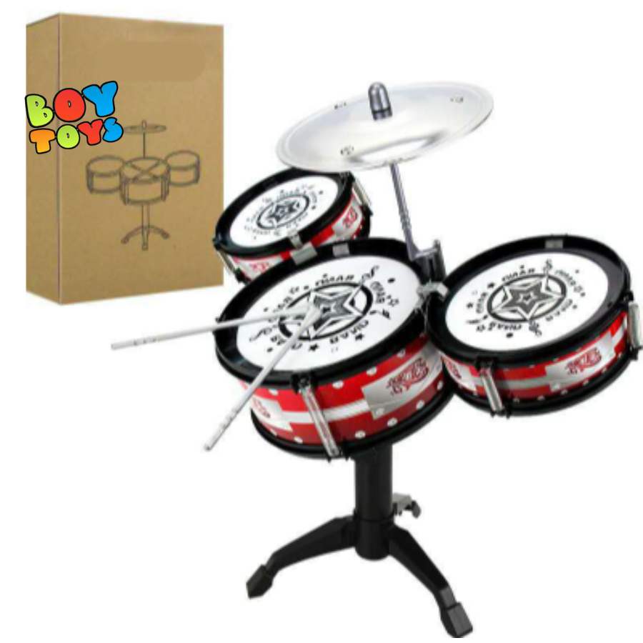 Trống Jazz Drum bộ đồ chơi 3 trống giúp bé phát triển tài năng âm nhạc