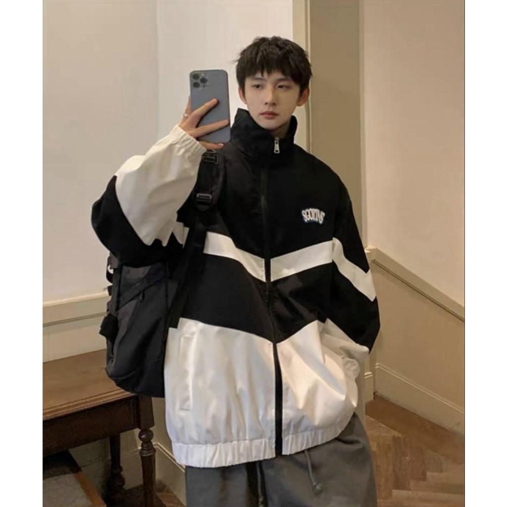 Áo Khoác Dù 2 Lôp Viền Sọc Zize Đại GKM FASHION